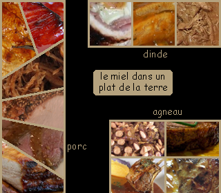 lien recette de miel dans un plat